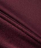 Hooded Long Sleeve Fleece Yoga Sweatshirt — Chocolate Truffle — view 8
