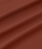 Round Neck Long Sleeve Yoga Top-UPF40+ — Red Ochre — view 8