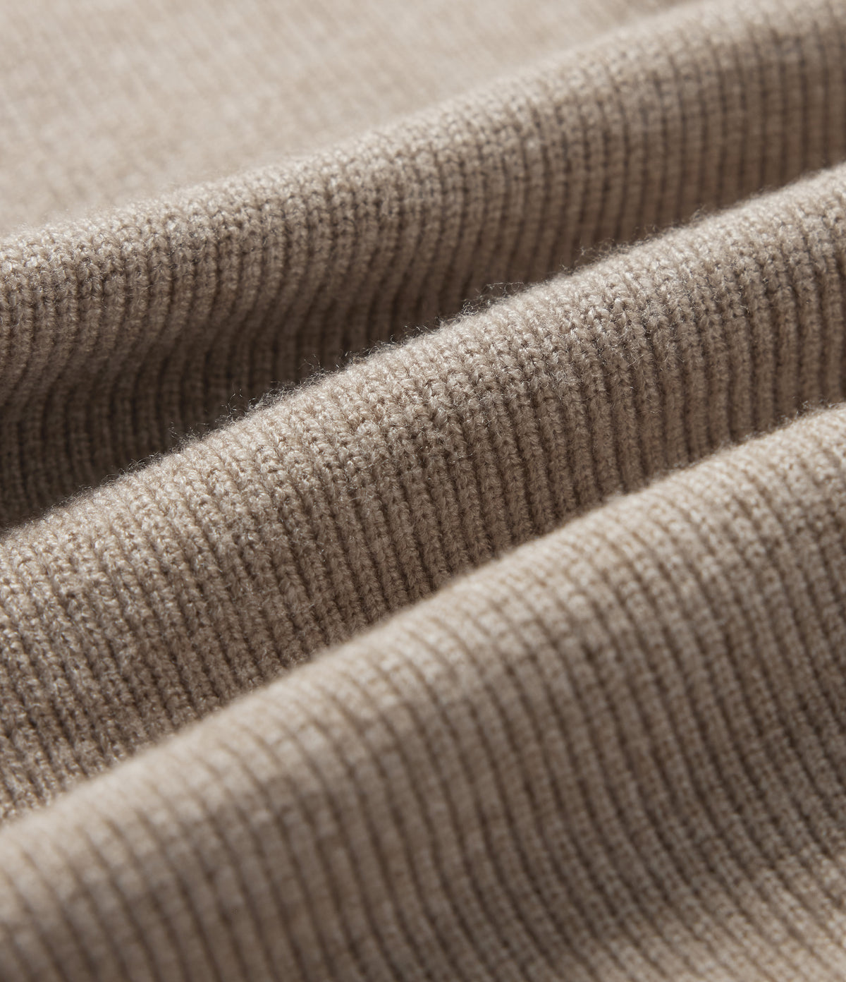 Cowl Neck Long Sleeve Stacked Casual Jumper — Gilded Beige — view 8