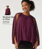 Round Neck Sleeveless Plaid Party Shirt — Maroon Banner — view 1