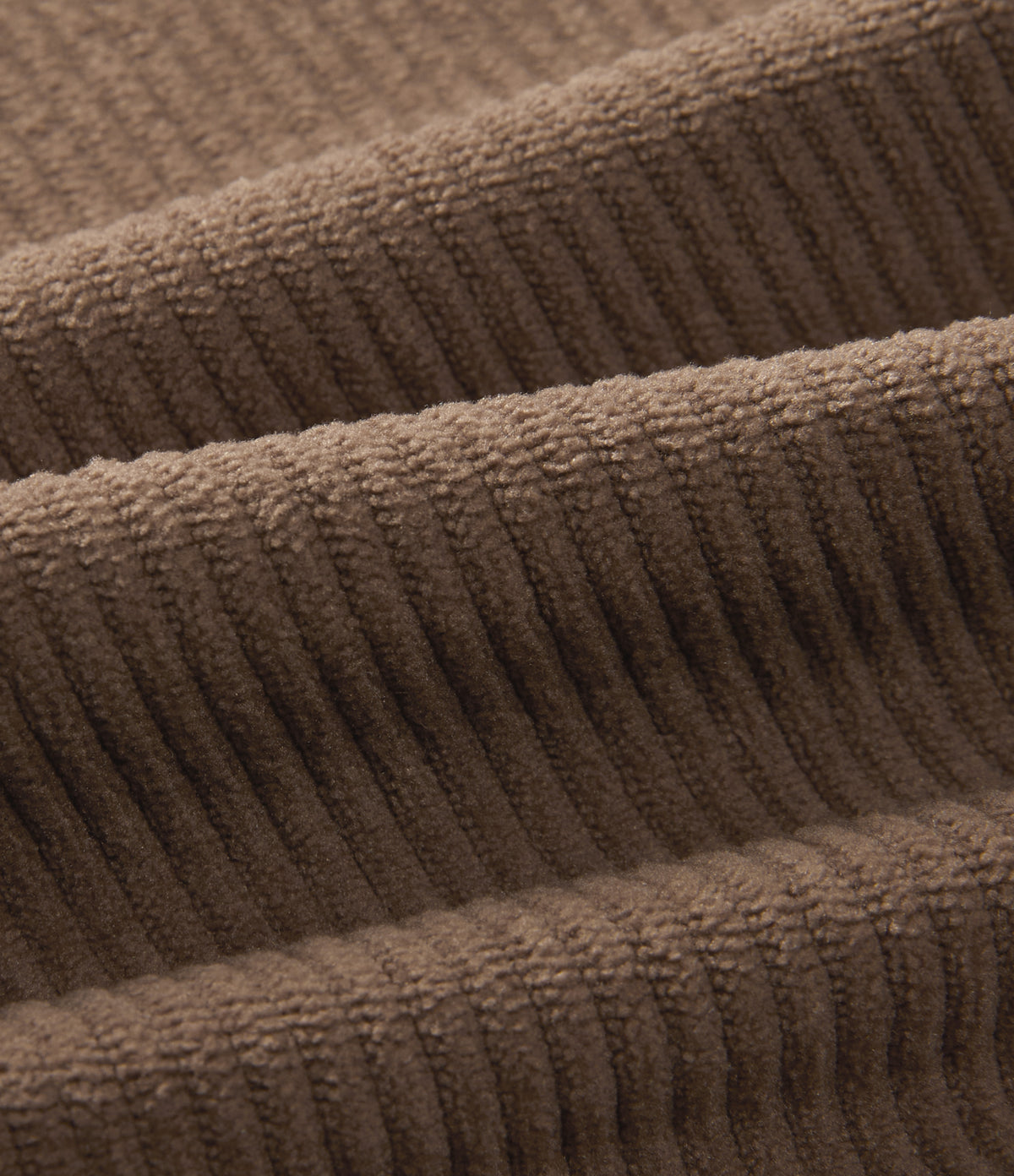 High Waisted Straight Leg Work Corduroy Trousers with Pockets — Burnt Caramel — view 7