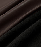 High Waisted Stretchy PU Fleece Casual Bootcut Trousers with Pockets — Hot Fudge — view 8