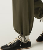 Mid Rise Work Chino Cotton Jogger with Pockets — Forest Night — view 7