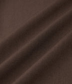 Wrinkle Recovery High Waisted Drawstring Work Midi Skirt with Pockets — Chestnut — view 6