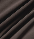High Waisted Wide Leg Yoga Trousers with Pockets — Chocolate Brown — view 7