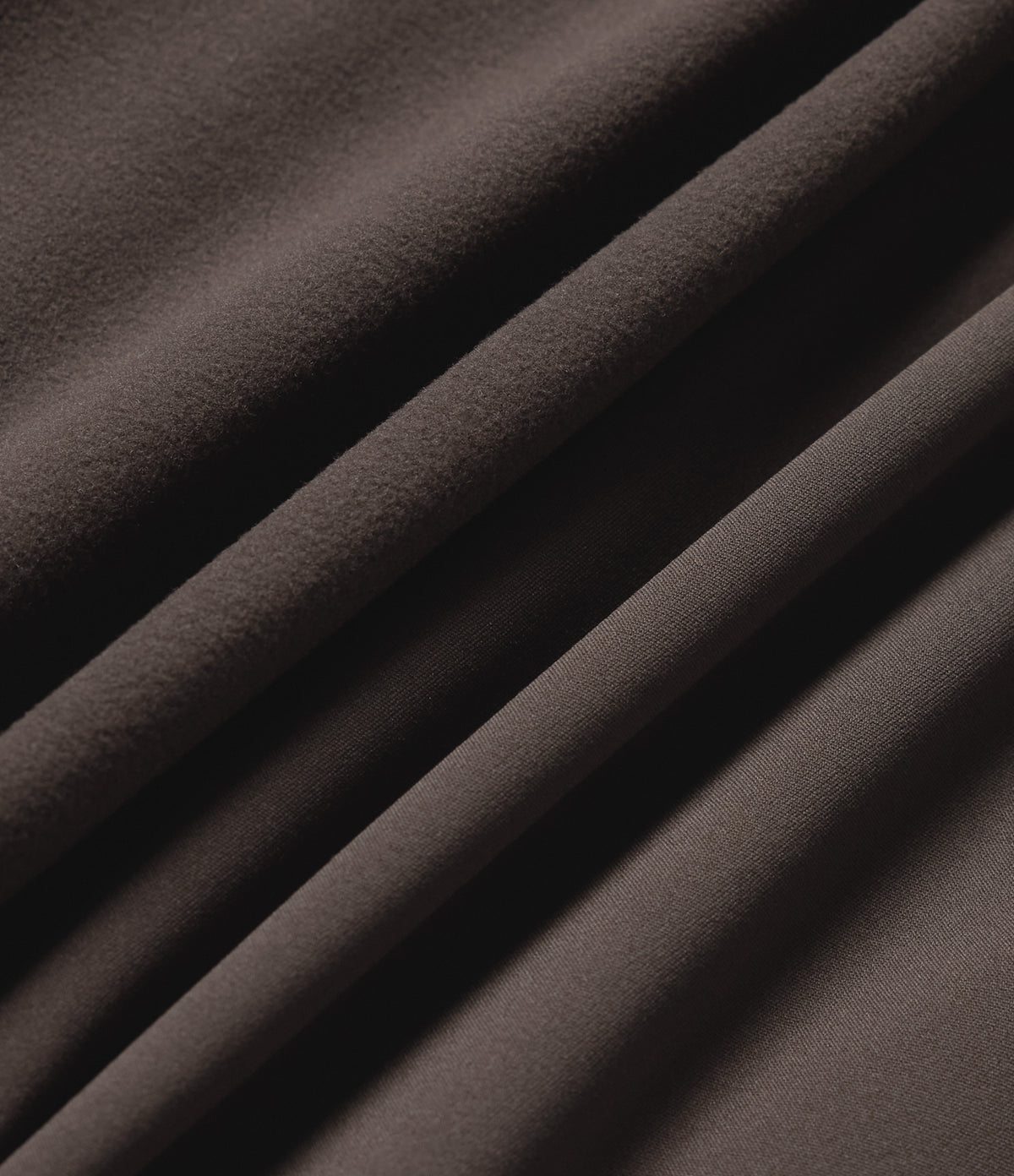 High Waisted Wide Leg Yoga Trousers with Pockets — Chocolate Brown — view 7