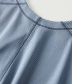 V Neck Long Sleeve Waffle Casual T-Shirt — Troposphere — view 8