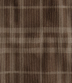High Waisted Plaid 2-in-1 A-Line Corduroy Mini Casual Skirt — Cocoa Tartan — view 8