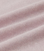 Round Neck 9/10 Sleeve Wool Casual Top — Violet Ice — view 6