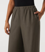 Mid Rise Straight Leg Work Trousers with Pockets — Winter Twig — view 5