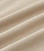 High Waisted Midi Casual Skirt — Flaxen Beige — view 8