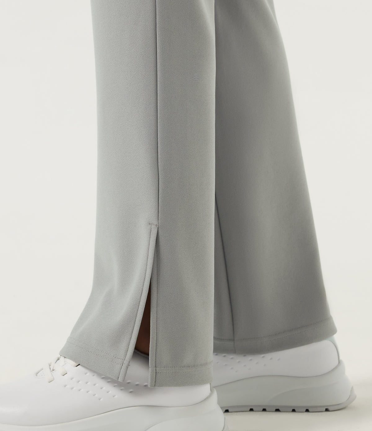 High Waisted Bootcut Golf Trousers with Pockets — Forest Fog — view 7