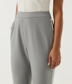 High Waisted Bootcut Golf Trousers with Pockets — Forest Fog — view 4