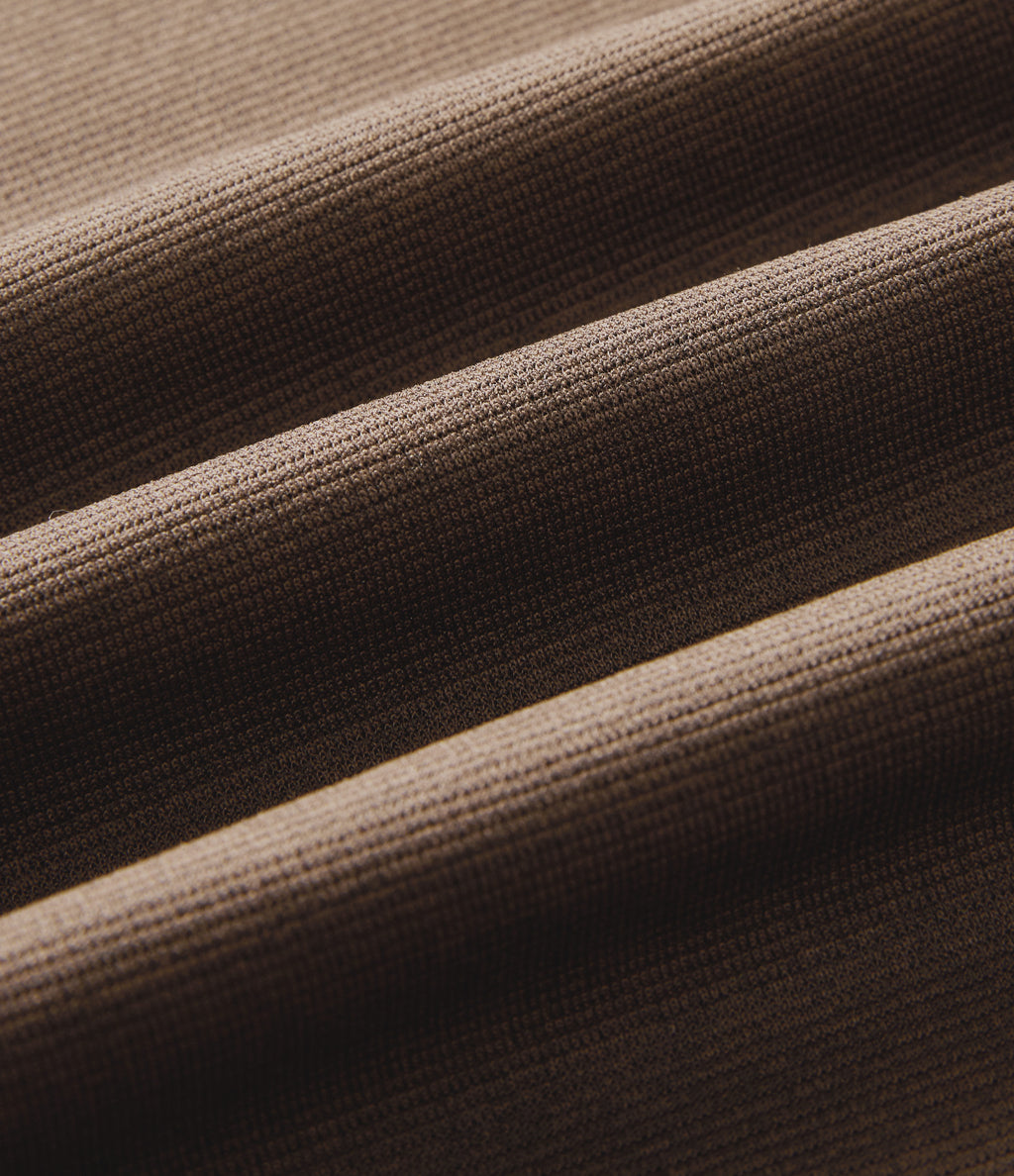 Mid Rise Drawstring Workout Trousers with Pockets — Smoked Pecan — view 7