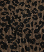 High Waisted Leopard Print Corduroy Casual Baggy Trousers with Pockets — Wildmark — view 8