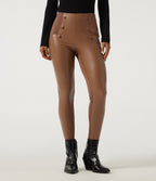 High Waisted Skinny Casual Leggings — Argan Oil — view 3