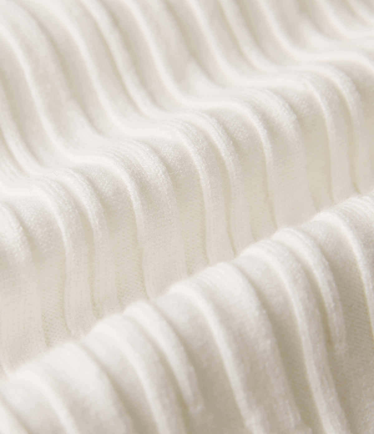 Round Neck Long Sleeve Casual Jumper — White — view 7