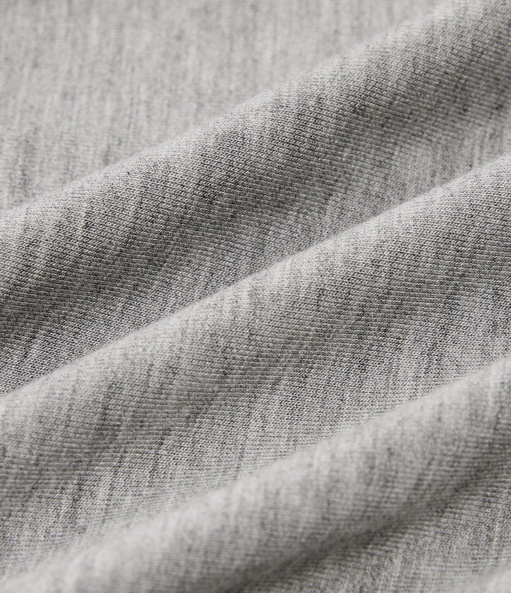 Hooded Long Sleeve Casual Sweatshirt with Thumbholes — Mottled Grey — view 8