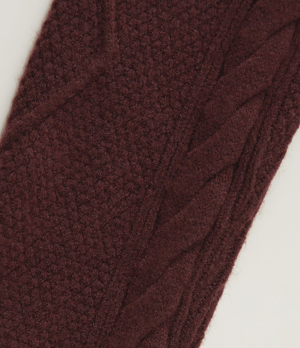 Round Neck Long Sleeve Work Jumper — Mulled Night — view 8