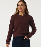 Round Neck Long Sleeve Work Jumper — Mulled Night — view 4