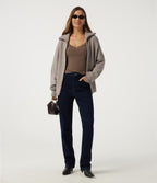 Lapel Long Sleeve Casual Cardigan — Pure Cashmere — view 6