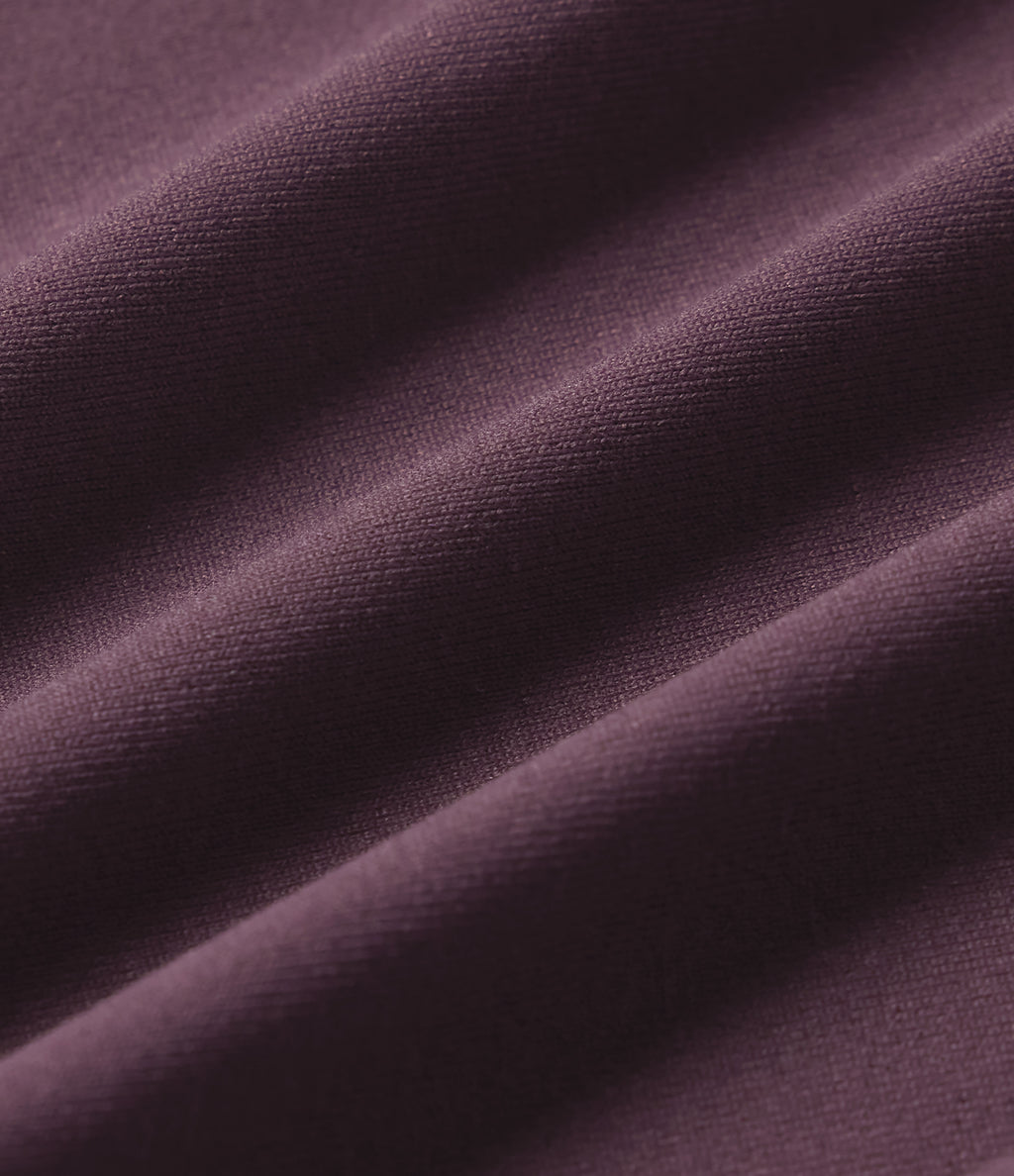 Boat Neck Sleeveless Work Midi Dress with Pockets — Plum Wine — view 8