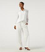 Long Sleeve Work Shirt — White — view 8