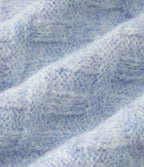 Round Neck Long Sleeve Casual Cardigan — Niagara Mist — view 7
