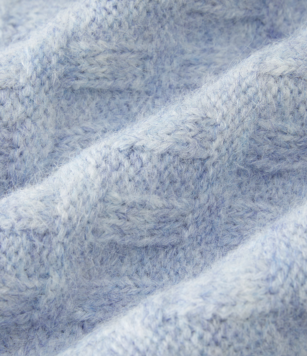 Round Neck Long Sleeve Casual Cardigan — Niagara Mist — view 7
