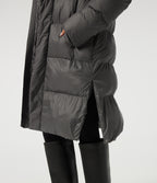 Hooded Long Sleeve Work Padded Jacket with Pockets — Catacombs — view 8
