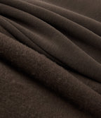 Mid Rise Drawstring Fleece Cotton Casual Sweatpants with Pockets — Slate Black — view 6