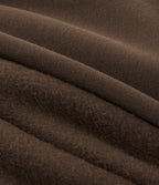 High Waisted Drawstring Barrel Leg Fleece Cotton Casual Sweatpants with Pockets — Slate Black — view 8