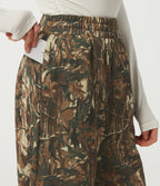 High Waisted Casual Sweatpants with Pockets — Fall Birch Camo — view 4