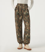 High Waisted Casual Sweatpants with Pockets — Fall Birch Camo — view 3