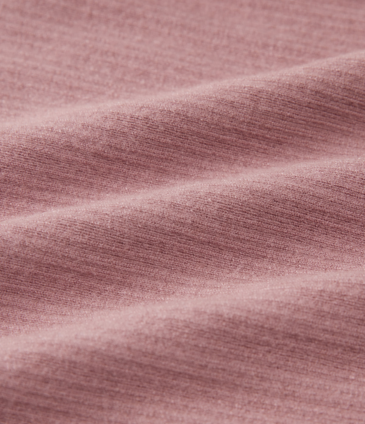 Mock Neck Long Sleeve Work Jumper with Thumbholes — Ash Rose — view 8