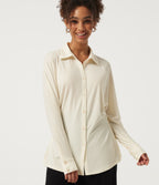Raglan Long Sleeve Casual Shirt — Halo Linen — view 1