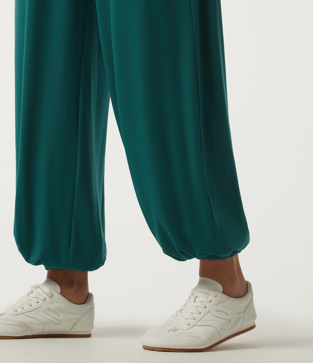Square Neck Sleeveless Casual Jumpsuit with Pockets - Edition — June Bug — view 7