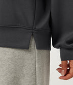 Drop Shoulder Long Sleeve Casual Hoodie Sweatshirt — Ombre Blue — view 6