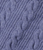 Round Neck Long Sleeve Casual Cardigan — Lavender Violet — view 8