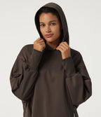 Hooded Long Sleeve Casual Sweatshirt — Delicioso — view 7