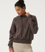 Raglan Long Sleeve Plain Casual Hoodie — Shopping Bag — view 4