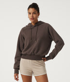 Raglan Long Sleeve Plain Casual Hoodie — Shopping Bag — view 1