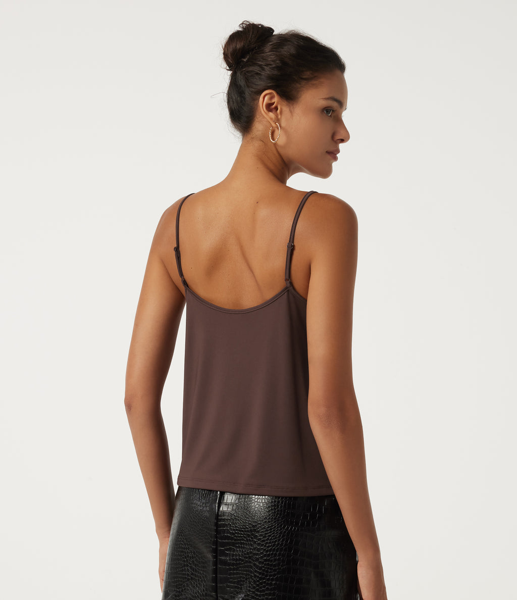 Long Sleeve Tie Front 2-Piece Party Blouse — Windsor Wine — view 6