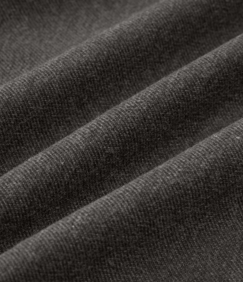 High Waisted Baggy Work Trousers with Pockets — Smoked Stone — view 7